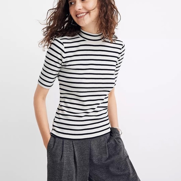 Madewell Tops - Madewell Sailor Stripe Top | Medium